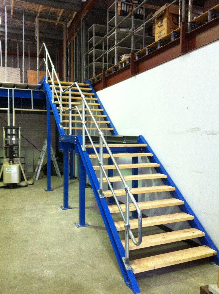 Staircase Mezzanine Floor Manufacturer & Supplier in Delhi