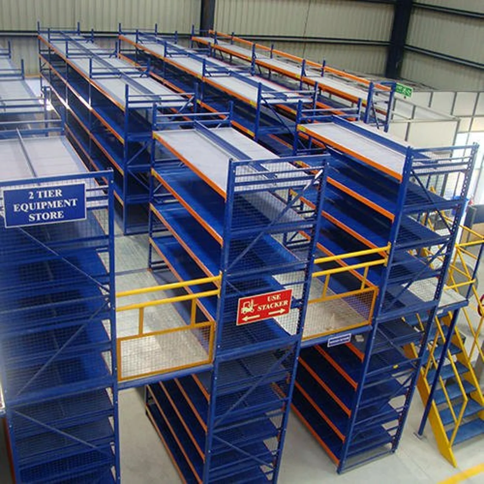 Two Tier Warehouse Rack Manufacturer & Supplier in Noida